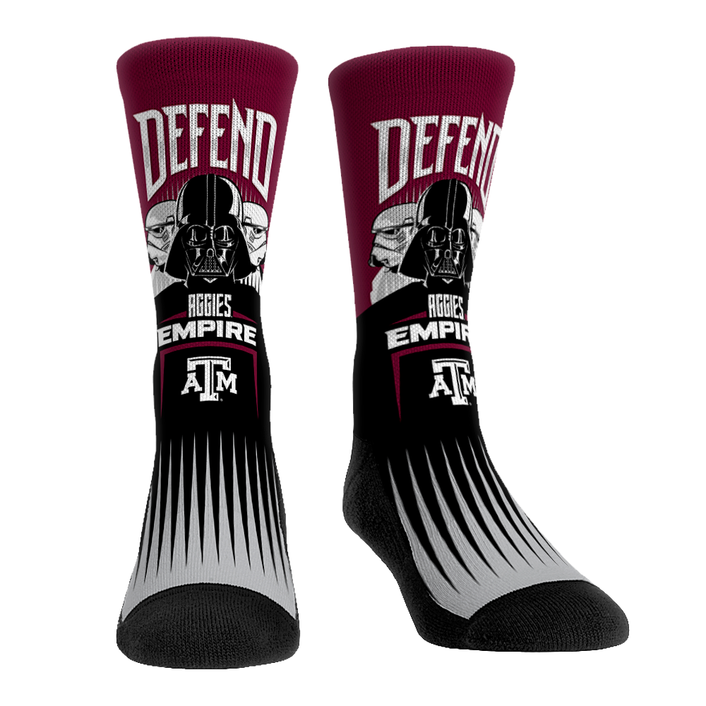 Rock 'Em Socks Rock 'Em Socks Texas A&M Aggies - Star Wars  - Defend The Empire — main product shot