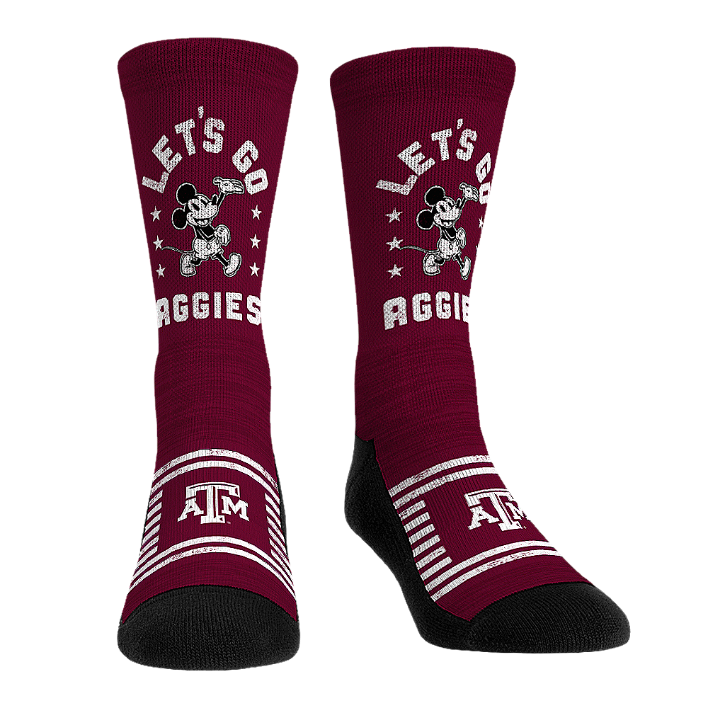 Rock 'Em Socks Rock 'Em Socks Texas A&M Aggies - Disney  - Let's Go! — main product shot