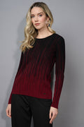 KADOU BOUTIQUE Textured Linear Top — main product shot