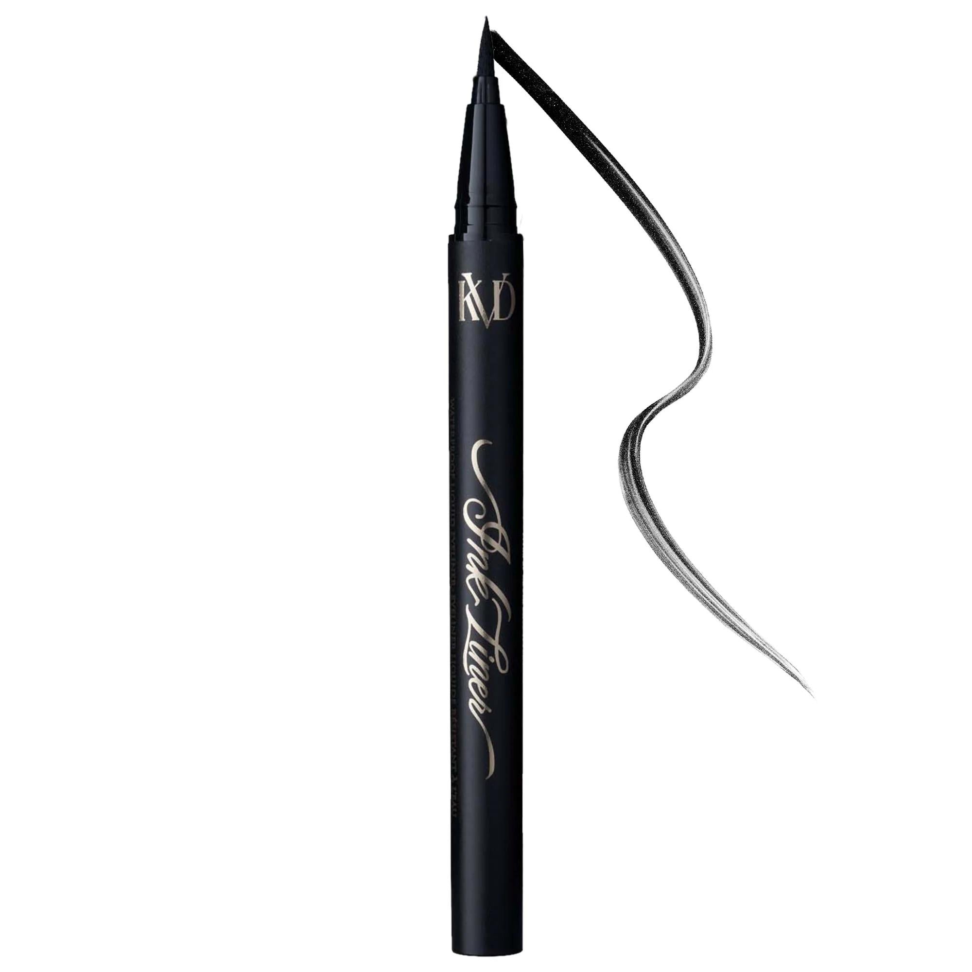 KVD Beauty Ink Liner Waterproof Felt-Tip Liquid Eyeliner - Vegan, Cruelty-Free, Long-Lasting Makeup