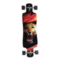 Gravity Double Drop Leopard Longboard Complete - 38″ by Skates USA