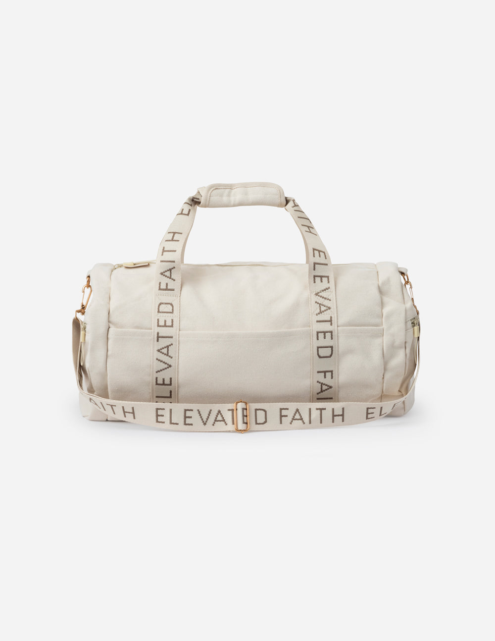 Elevated Faith The Duffel Bag — detail close-up