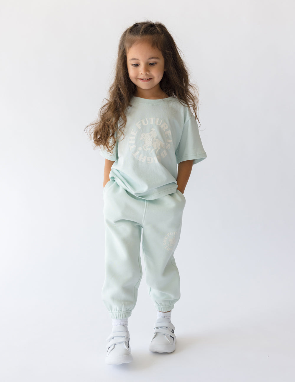 Elevated Faith The Future Is Bright Kids Tee — main product shot