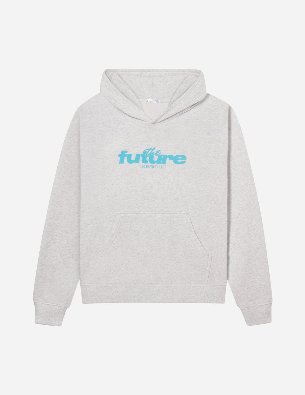 Elevated Faith The Future Is Bright Retro Unisex Hoodie — back view