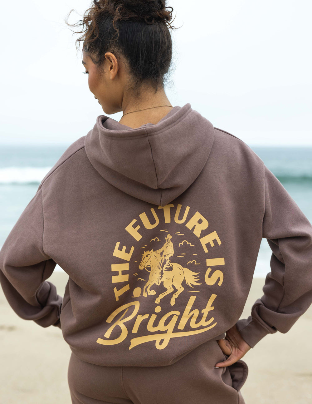 Elevated Faith The Future Is Bright Rodeo Unisex Hoodie — main product shot
