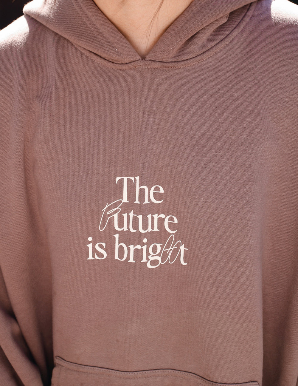 Elevated Faith The Future is Bright Unisex Hoodie — lifestyle context