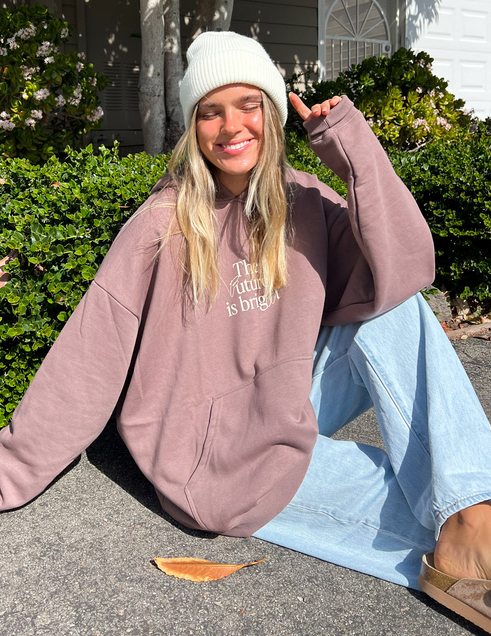 Elevated Faith The Future is Bright Unisex Hoodie — packaging
