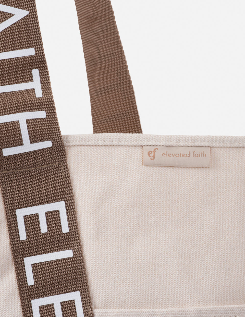 Elevated Faith The Large Everyday Tote — product on model
