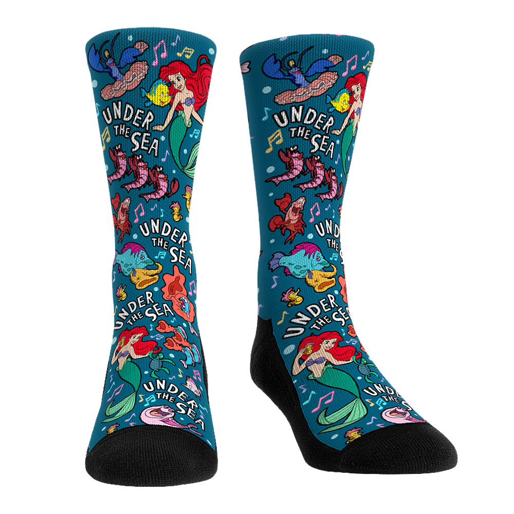 Rock 'Em Socks Rock 'Em Socks The Little Mermaid - Under The Sea — main product shot
