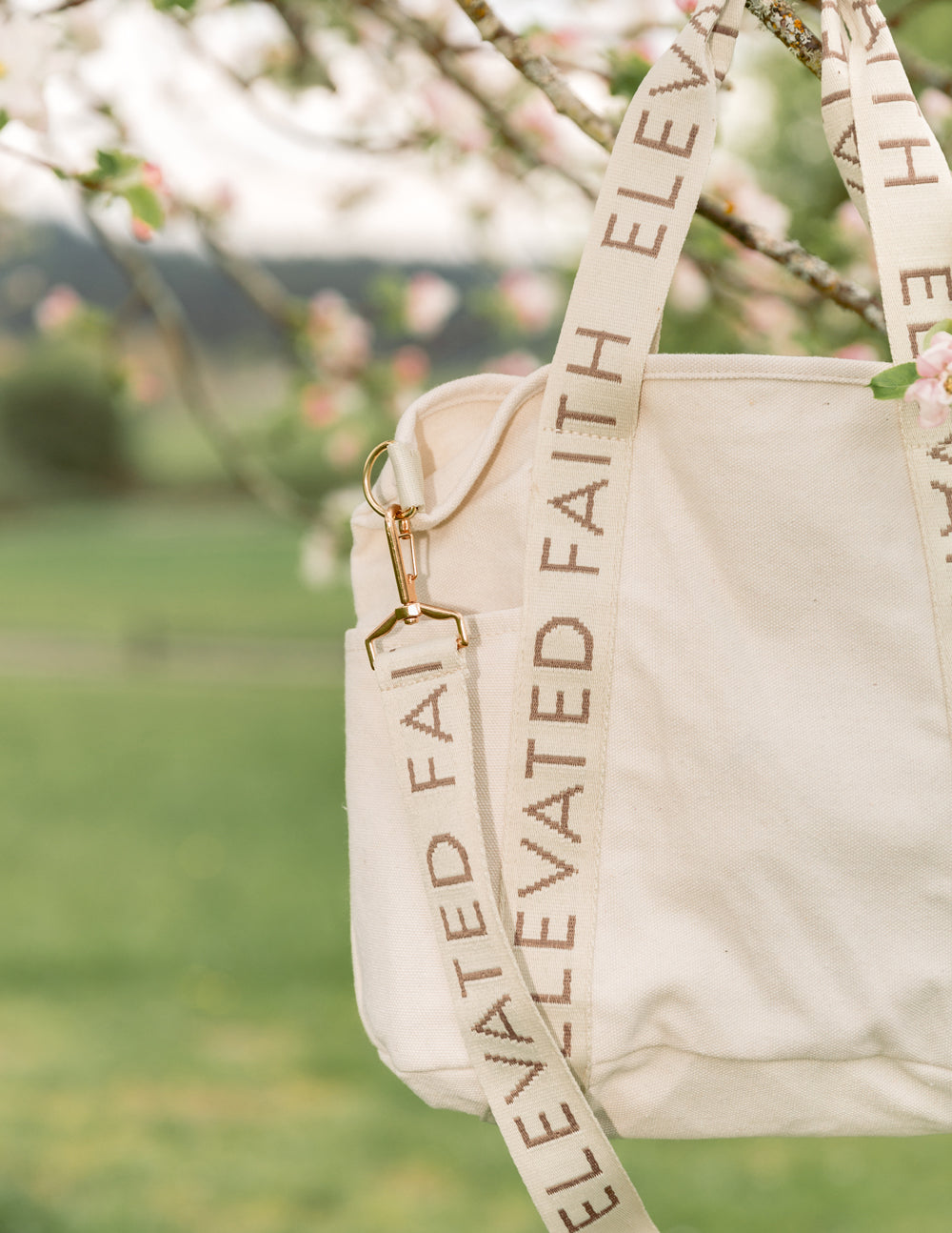Elevated Faith The Mini Everyday Tote — lifestyle context