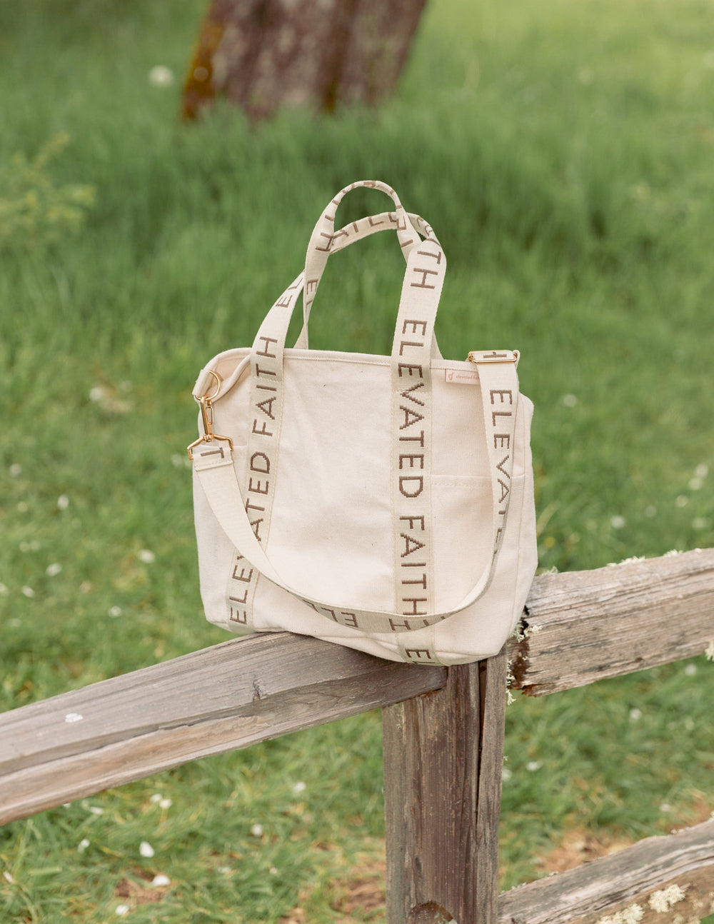 Elevated Faith The Mini Everyday Tote — in-use photo
