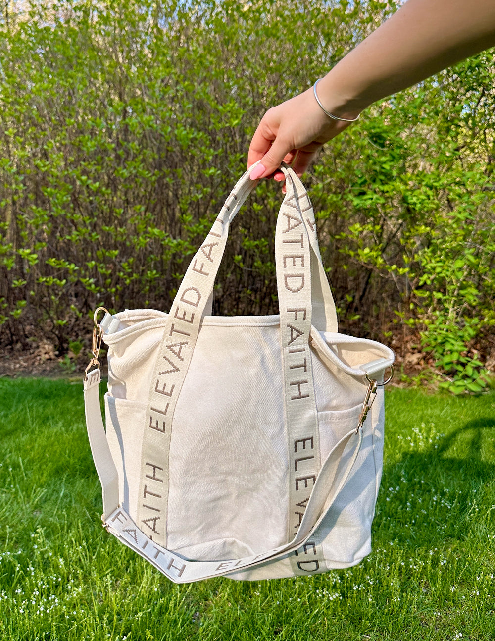 Elevated Faith The Mini Everyday Tote — color detail