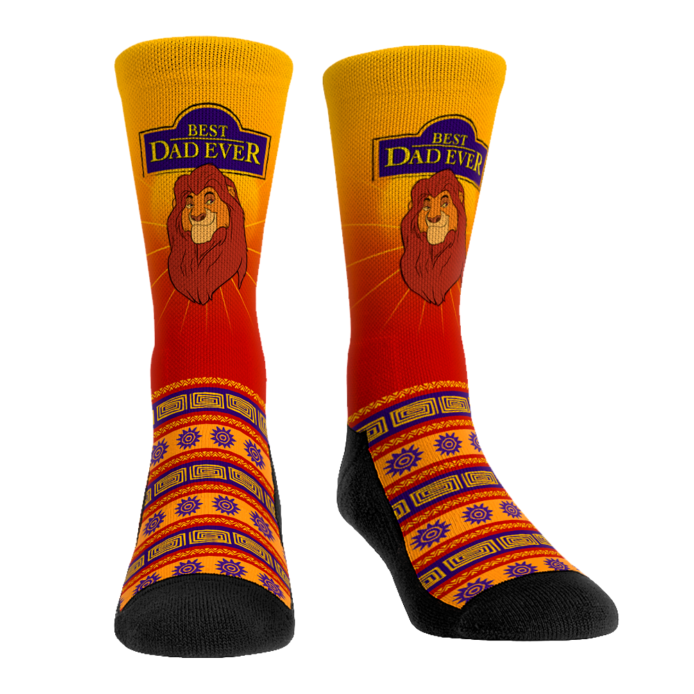 Rock 'Em Socks Rock 'Em Socks The Lion King - Best Dad Ever — main product shot