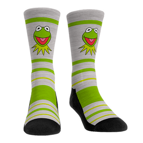 Rock 'Em Socks Kermit the Frog - Classic Stripes