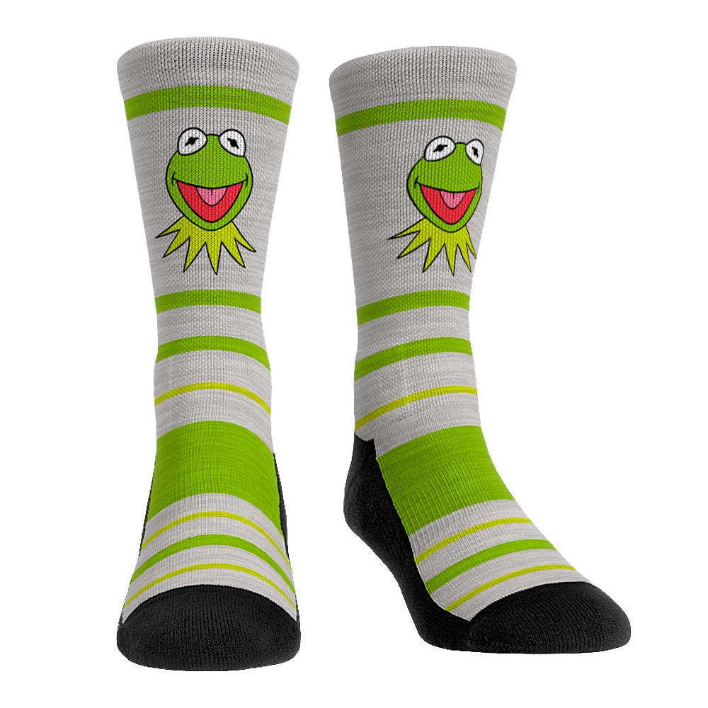 Rock 'Em Socks Rock 'Em Socks Kermit the Frog - Classic Stripes — main product shot