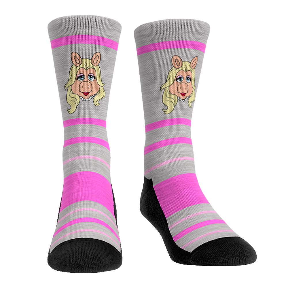 Rock 'Em Socks Rock 'Em Socks Miss Piggy - Classic Stripes — main product shot