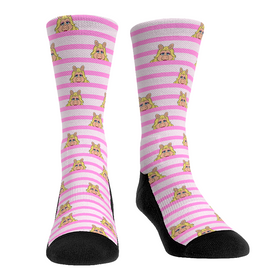 Rock 'Em Socks Miss Piggy - Peek-A-Boo Stripes