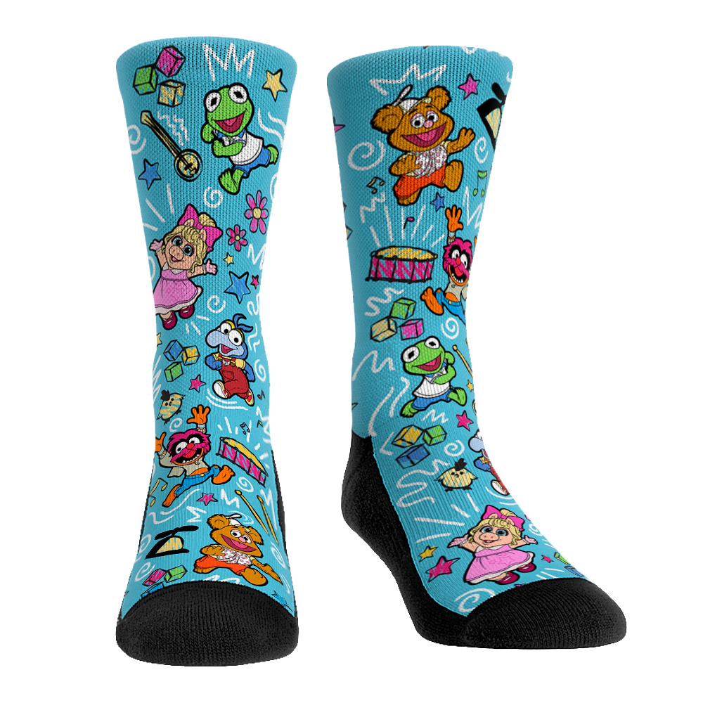 Rock 'Em Socks Rock 'Em Socks Disney's The Muppets - Muppet Babies All-Over — main product shot