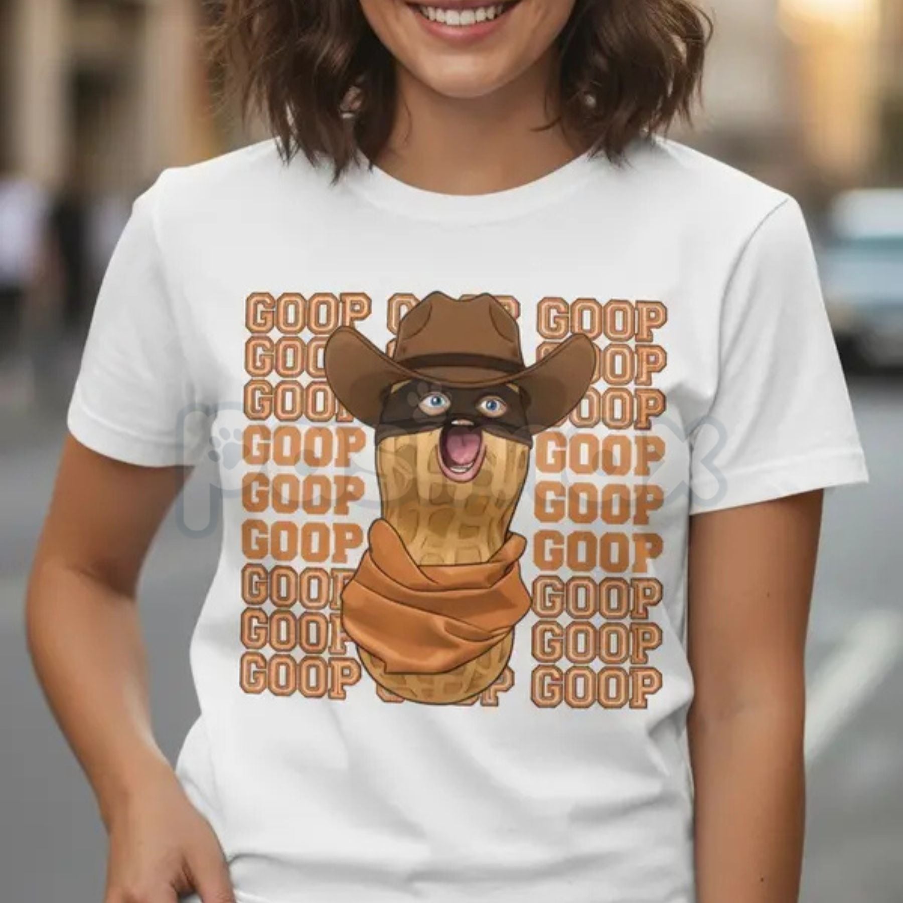Pasimax The Burnt Peanut GOOP Meme Graphic Tee - Surreal Bizarre Internet Humor Shirt, Niche Absurdist Comedy Apparel, Unconv