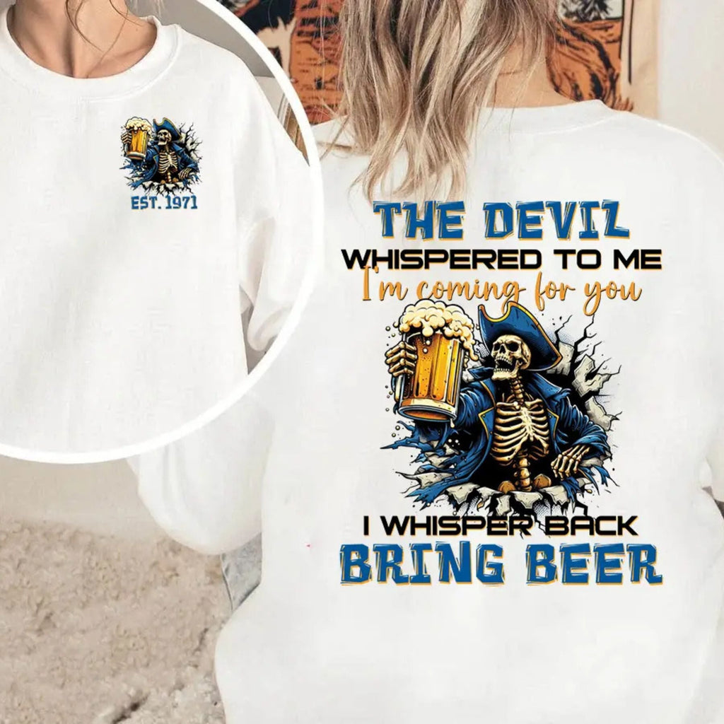Pasimax The Devil I'm Coming For You Gen X Sweatshirt — main product shot