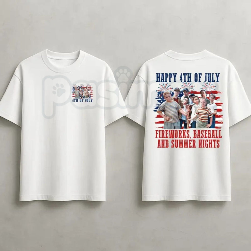 The Sandlot 4th of July T-Shirt – Vintage 1990s Movie Baseball Squad Graphic Tee