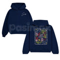 "The Sea" Embroidered Unisex Hoodie – Minimalist Coastal Aesthetic, Heavy Blend Comfort Sweater