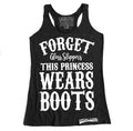 Luckless Outfitters This Princess Wears Boots Tank Top — main product shot