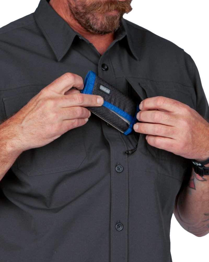 Off The Grid Surplus Thunderbolt 2.0 S/S Shirt — detail close-up