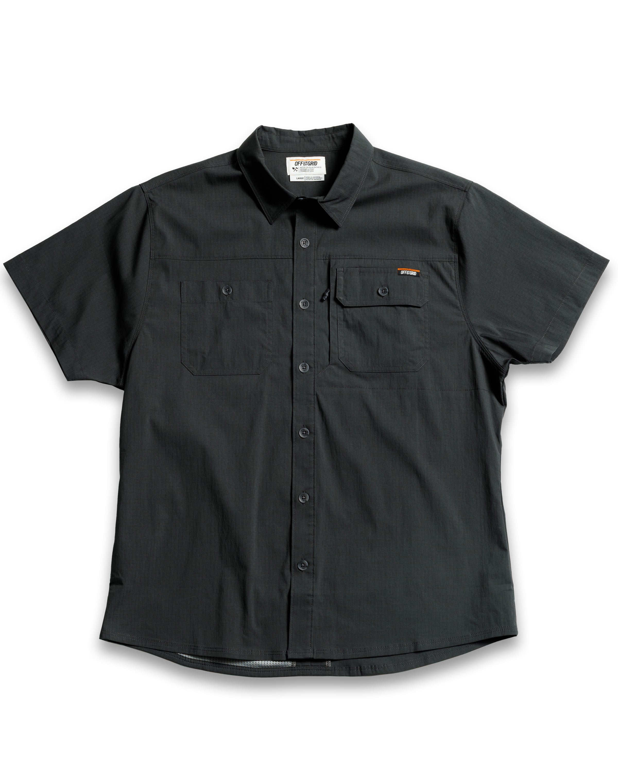 Off The Grid Surplus Thunderbolt SS Shirt - Vintage Black — main product shot