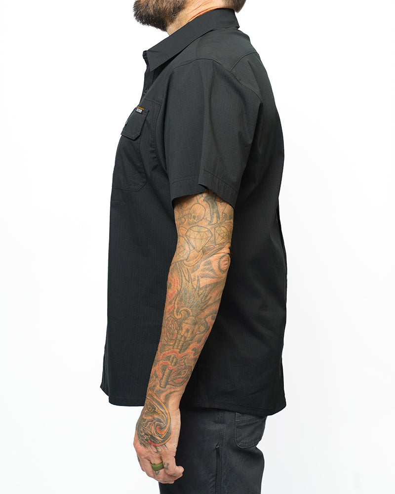 Off The Grid Surplus Thunderbolt SS Shirt - Vintage Black — alternative angle