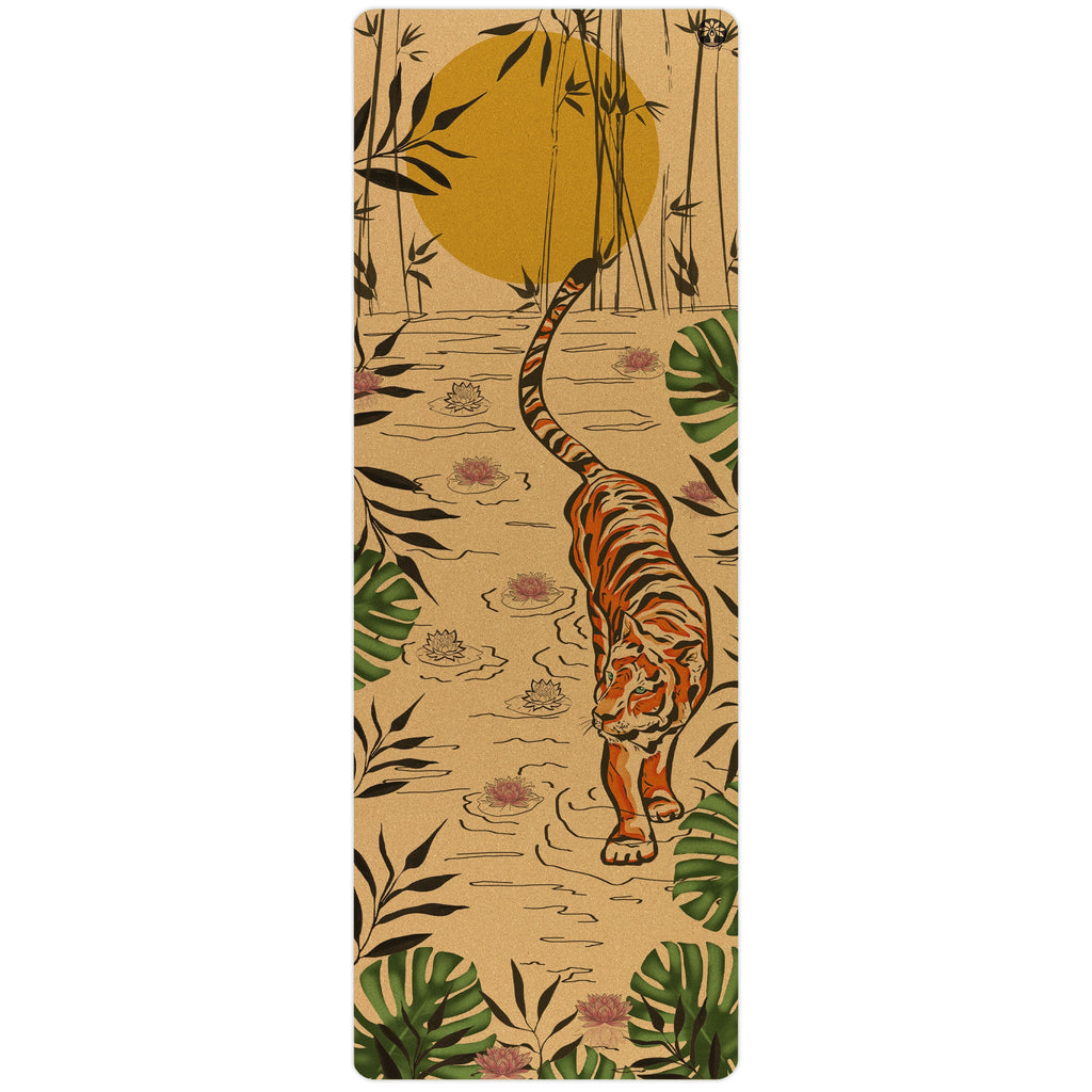 Tiger Lotus Aura Cork Yoga Mat – Yoloha Yoga