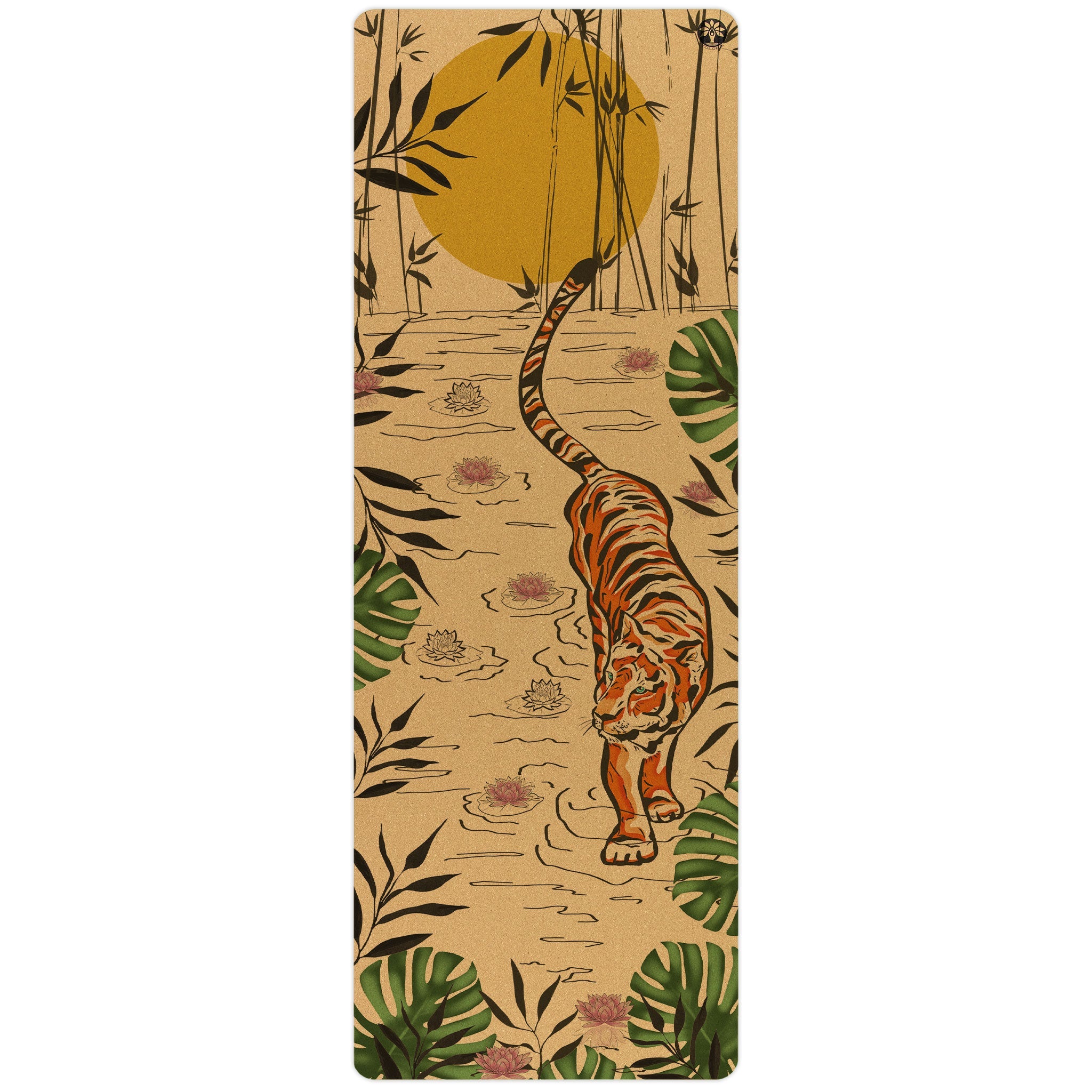 Tiger Lotus Aura Cork Yoga Mat – Yoloha Yoga