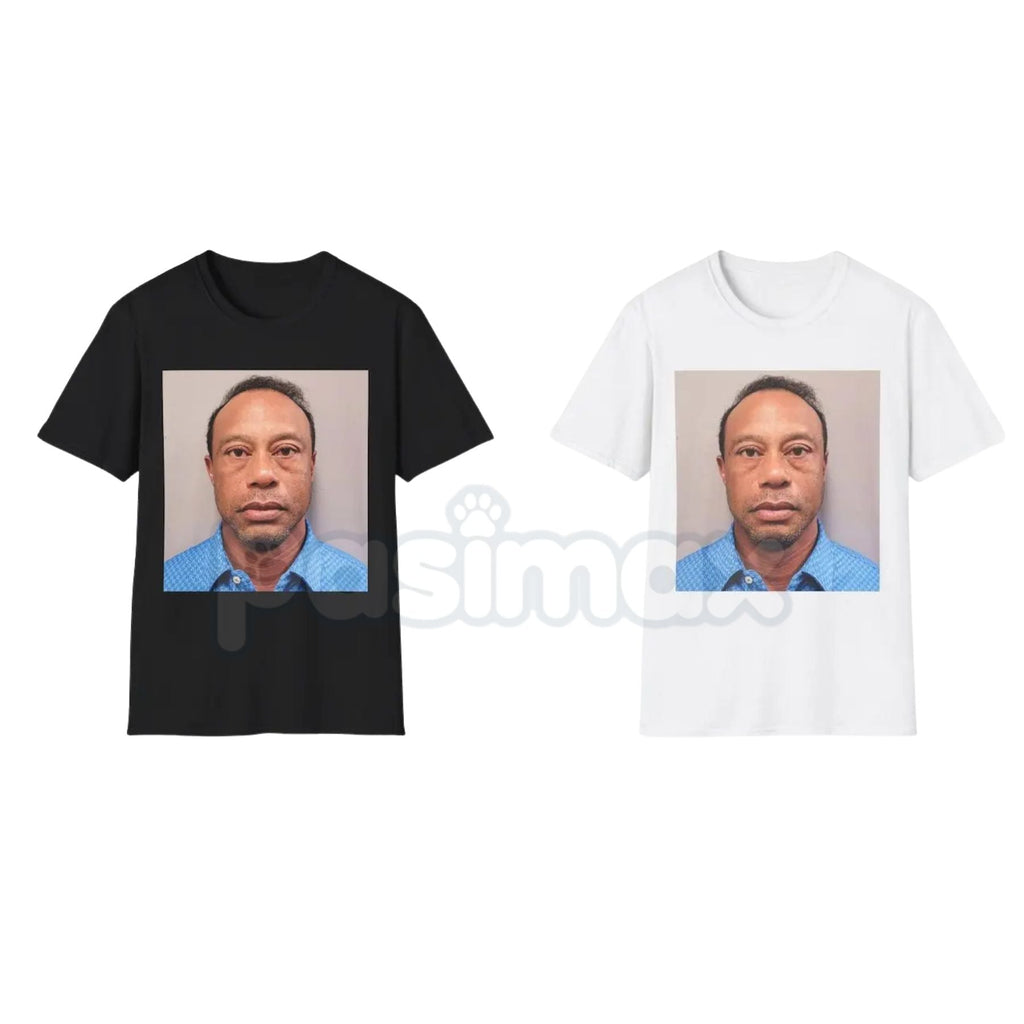Tiger Woods Mugshot 2026 Unisex T-Shirt – Iconic Golf Legend Graphic Tee, Premium 100% Cotton Sports Heritage Top, Soft Lived-In Heavyweight Pop-Culture Paradox Shirt, Made in USA