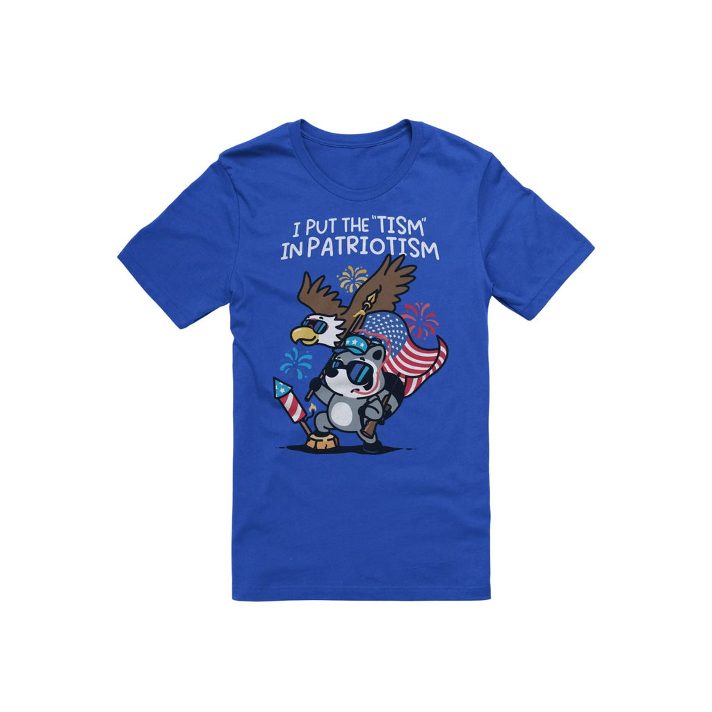 Pasimax 'Tism in Patriotism' T-shirt — main product shot