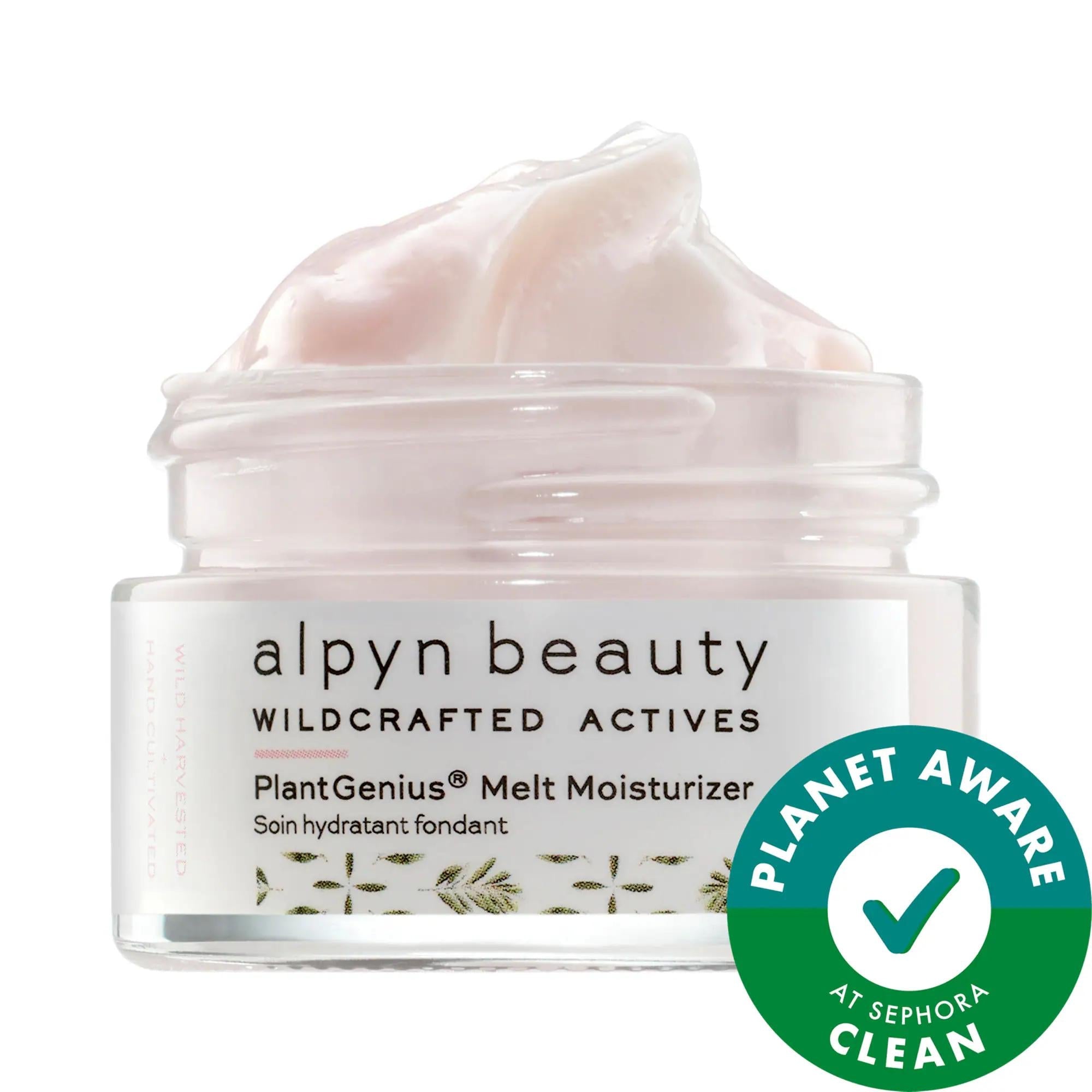 Alpyn Beauty Mini Melt Moisturizer - Natural Bakuchiol & Hyaluronic Acid Skincare for Dry Skin