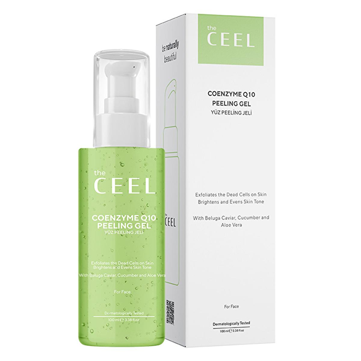 The Ceel Coenzyme Q10 Peeling Gel - Gentle Exfoliating Skincare for Anti-Aging, 3.38 fl oz