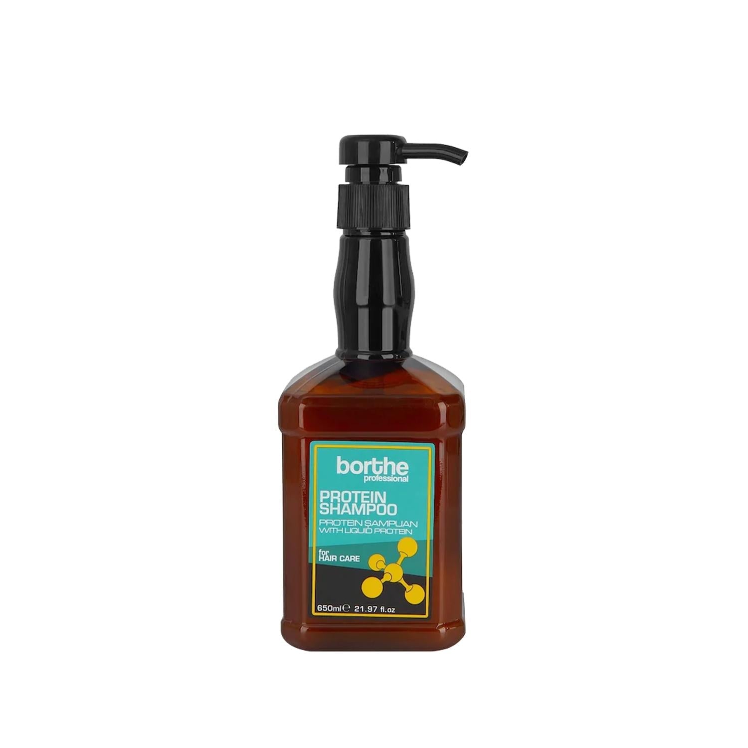 Borthe Professional Protein Shampoo 650ml - Nourishing Hair Care for Damaged Hair