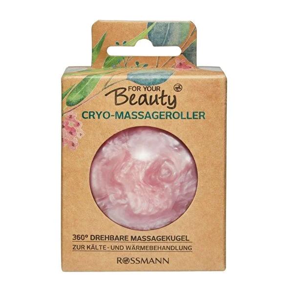 For Your Beauty Cryo Facial Massage KŸresi: Cooling Ice Globe Roller for Depuffing, Soothing Skin & Relaxing Facial Contours