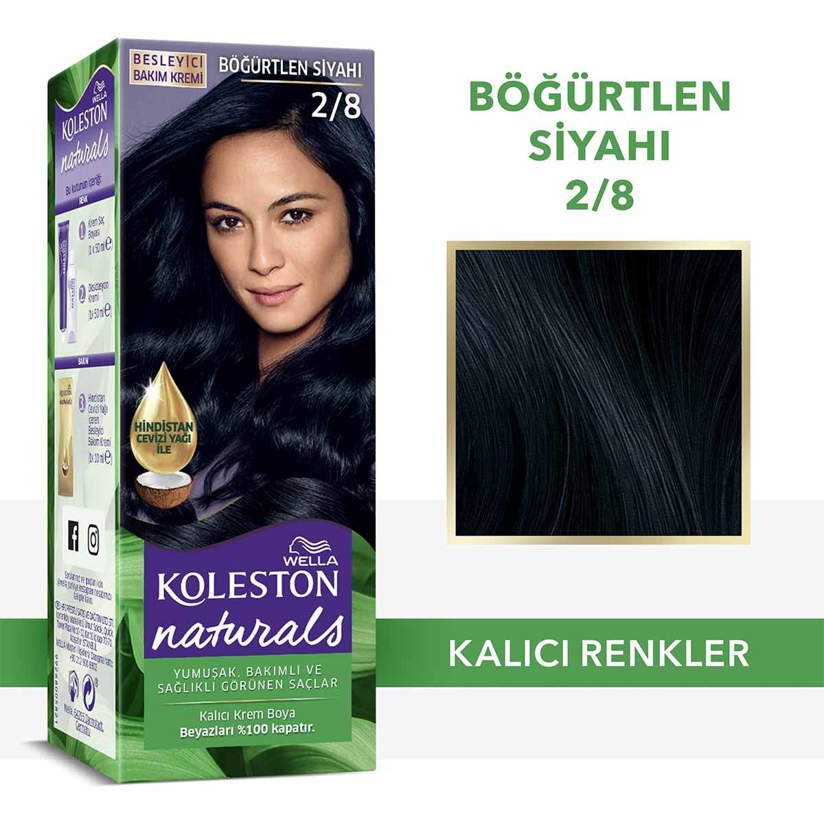 Wella Koleston Naturals Hair Dye - Long-Lasting Color with Coconut Oil