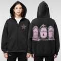 Pasimax Tombstone Zip-Up Hoodie – Wyatt Earp Western Movie Apparel, Iconic Film Quote Pullover, Unisex — main product shot