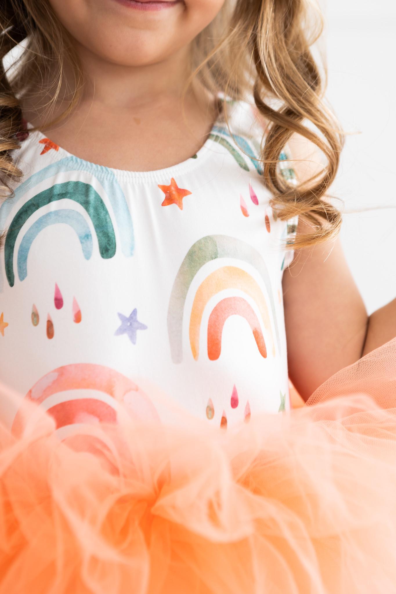 Mila & Rose ® Tonal Rainbow Tank Tutu Leotard — lifestyle context
