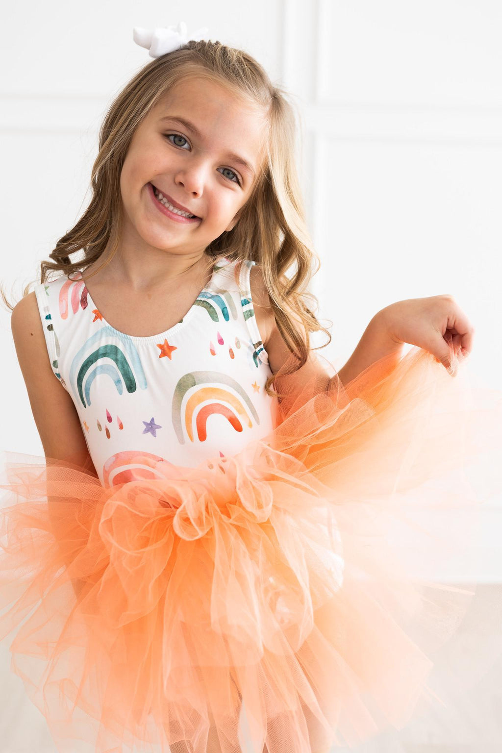 Mila & Rose ® Tonal Rainbow Tank Tutu Leotard — main product shot