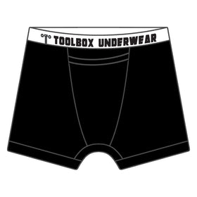Toolbox Underwear - The Classic Solid Briefs - Black