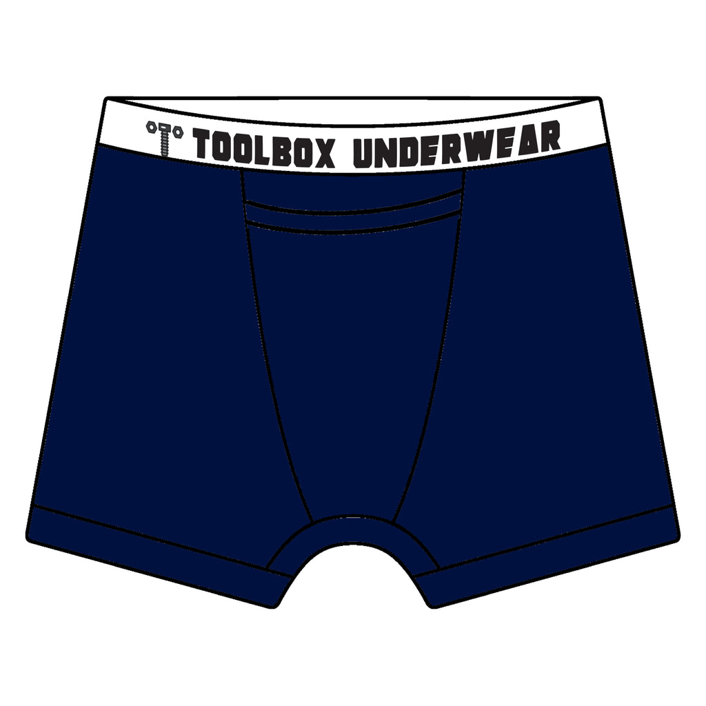 American Duke Apparel Company Toolbox Underwear - The Classic Solid Briefs - Navy — main product shot