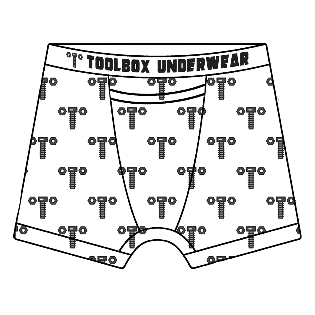 American Duke Apparel Company Toolbox Underwear - The Nuts & Bolts Briefs — main product shot