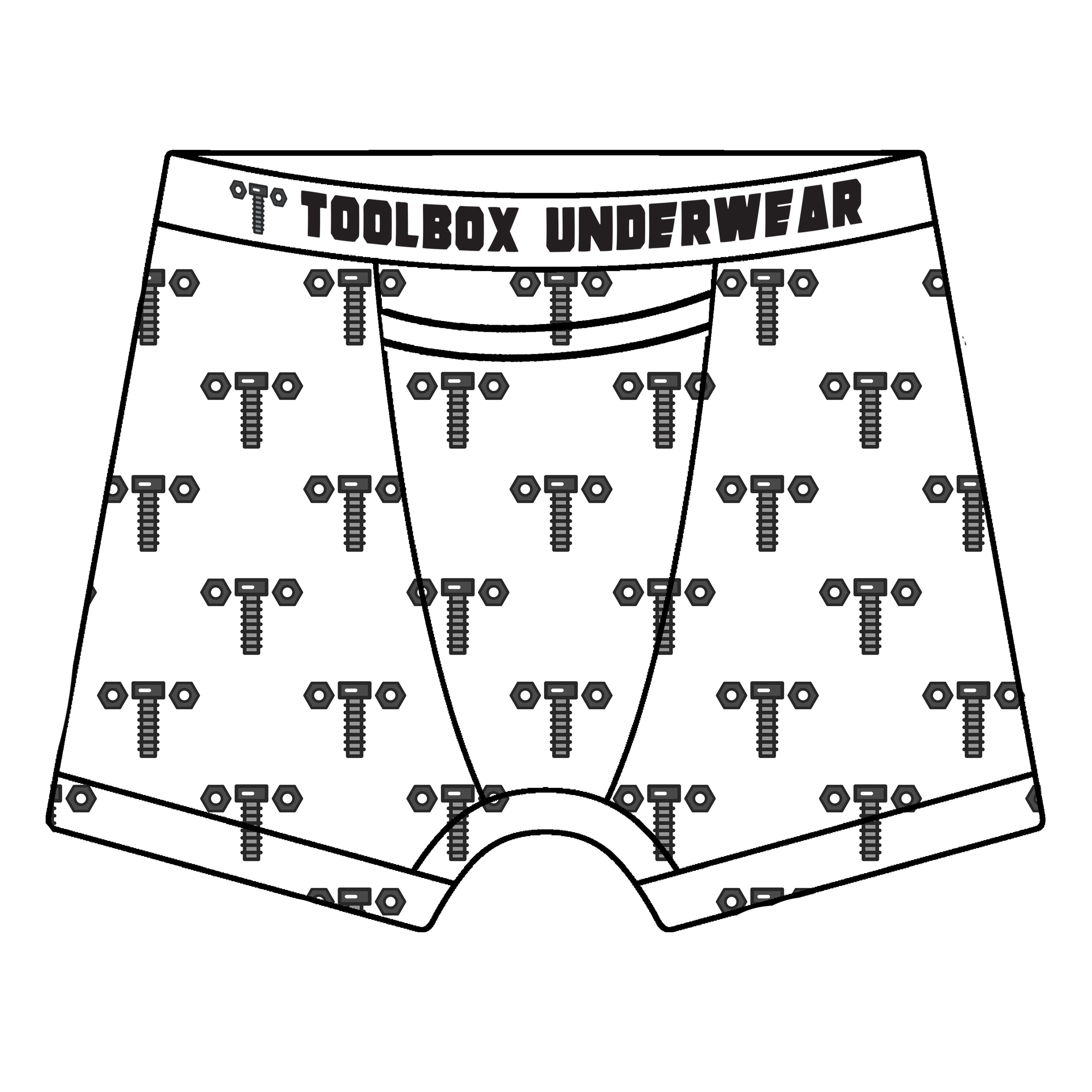 American Duke Apparel Company Toolbox Underwear - The Nuts & Bolts Briefs — main product shot