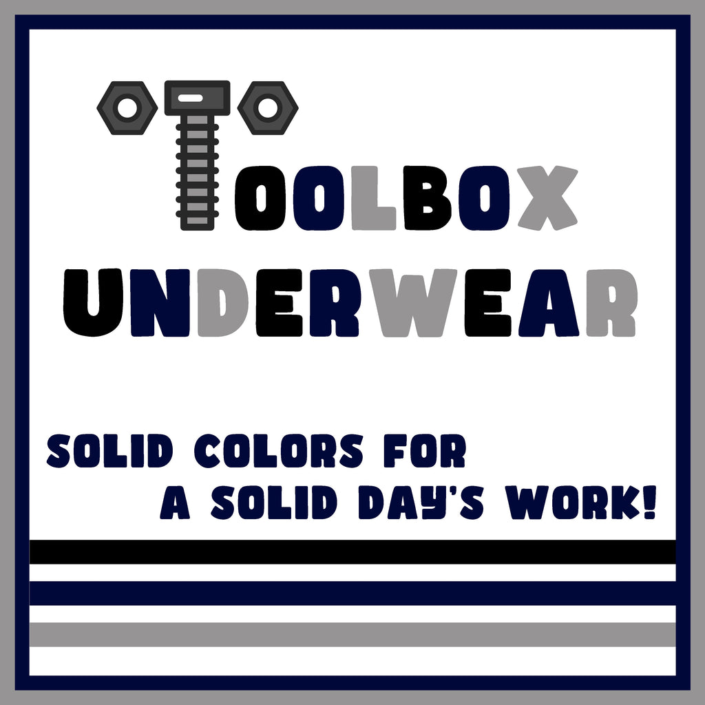 American Duke Apparel Company Toolbox Underwear - The Classic Solid Briefs - Grey — Grey detail