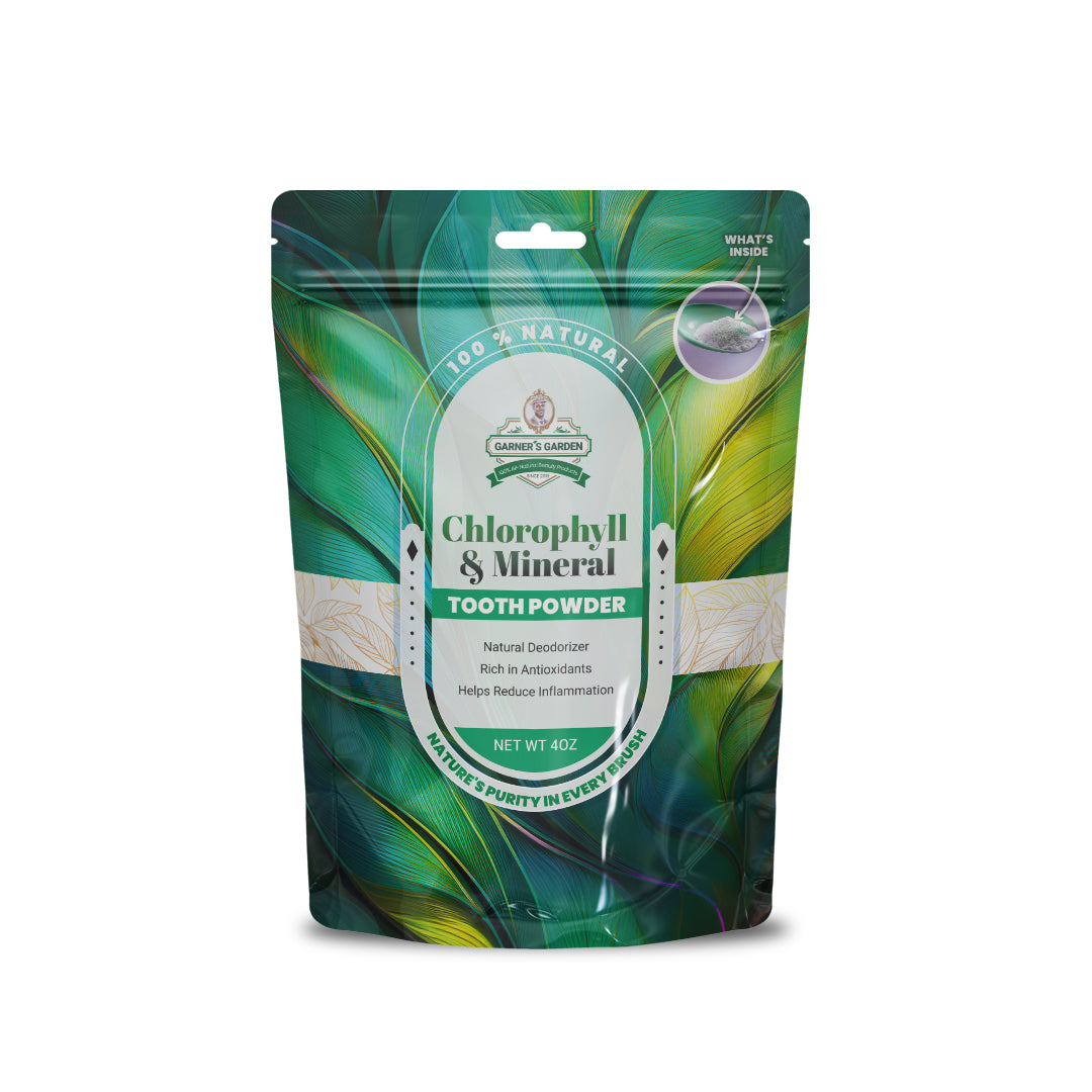 Chlorophyll & Mineral Tooth Powder | Fluoride Free | 100% Natural