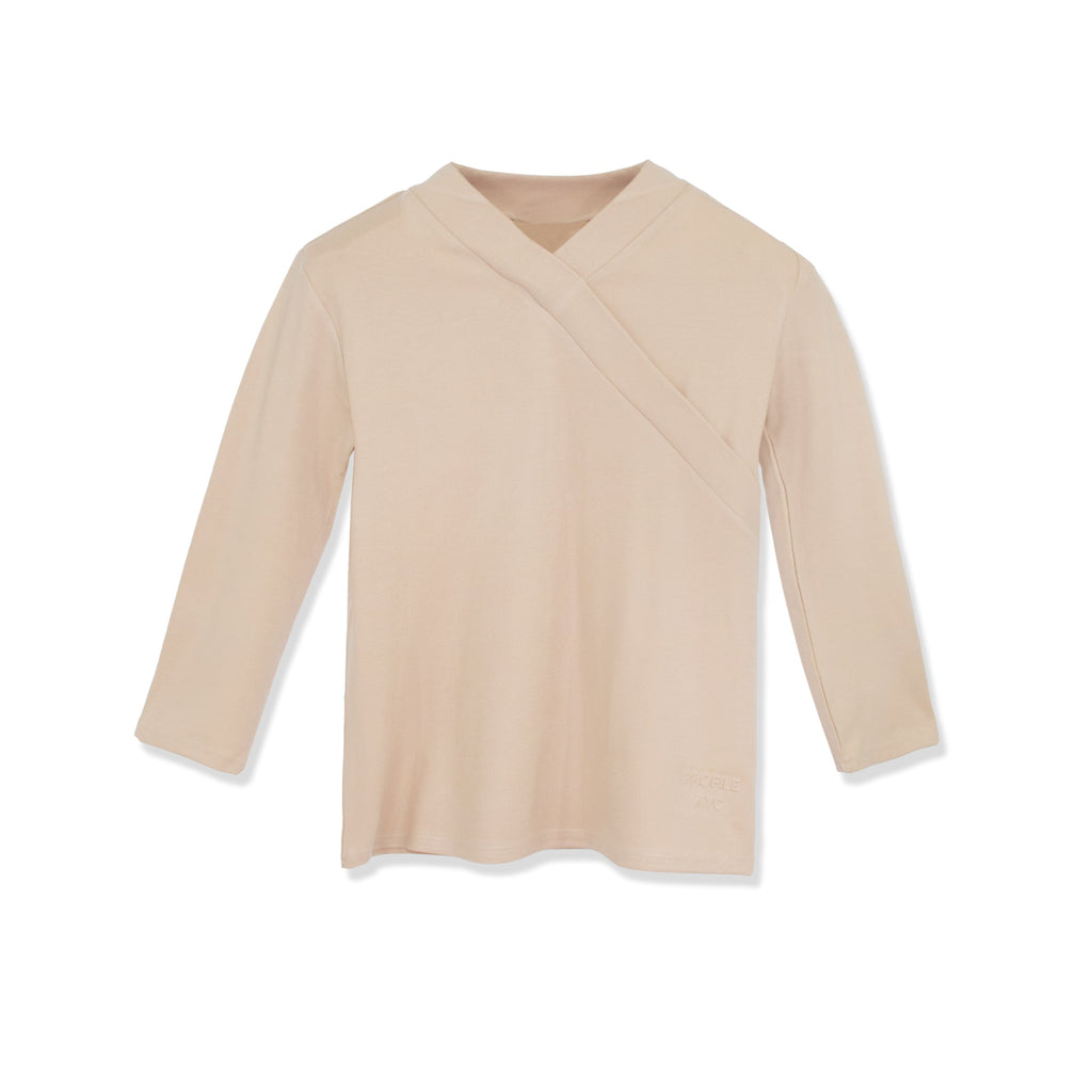 profile-nyc FAUX WRAP MODAL T SHIRT — comparison shot