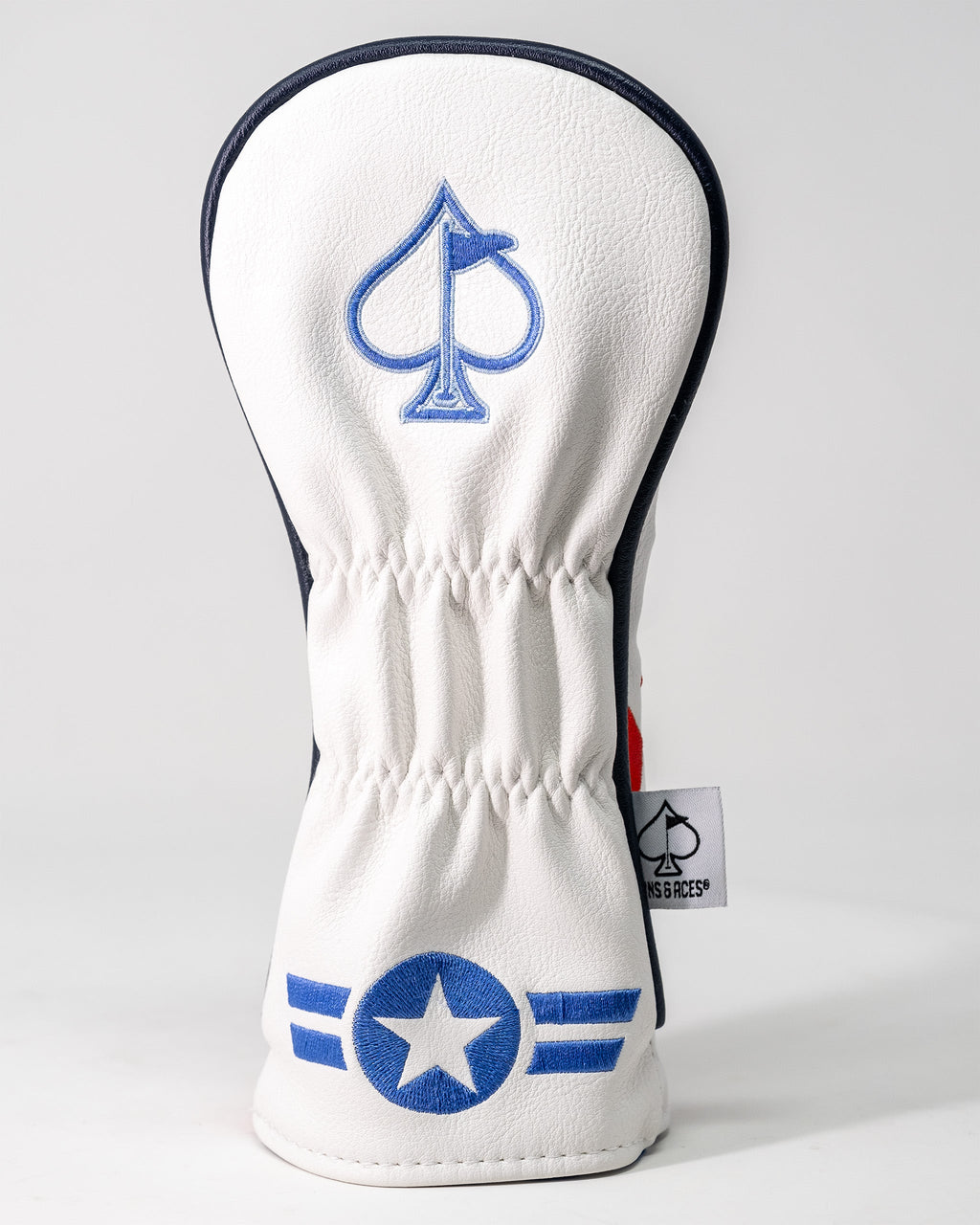 Pins and Aces Top Gun - Goose Hybrid Headcover — fabric or material detail